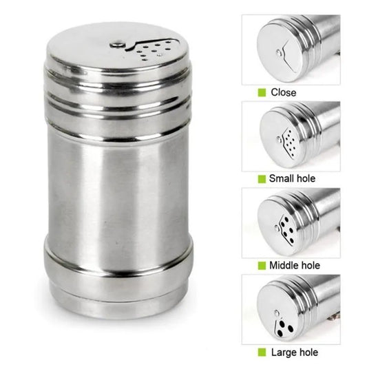 Salt and Pepper Pot – Stainless Steel