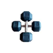 Hex Dumbbells Cast Iron with Coated Grip