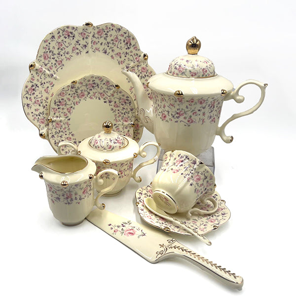 The Jasmine Tea Set Elegant Ceramic Tea Service for Refined Moments