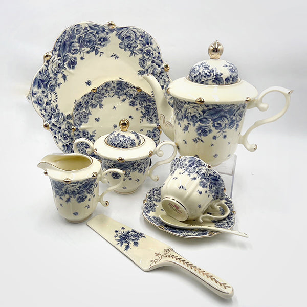The Jasmine Tea Set Elegant Ceramic Tea Service for Refined Moments