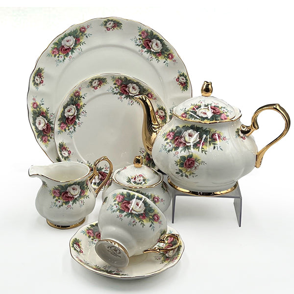 The Tranquil Tea Terrace Elegant Ceramic Tea Set for Sophisticated Serving