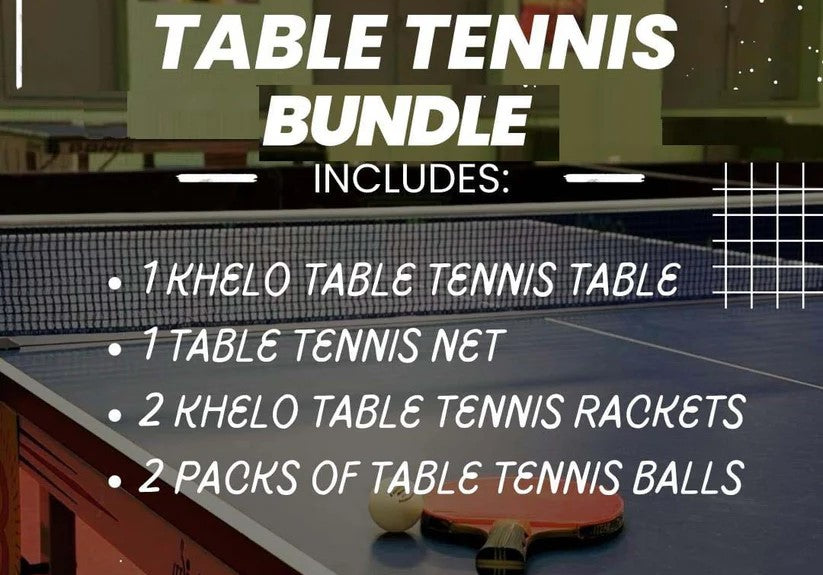 Khelo Table Tennis Bundle Deal