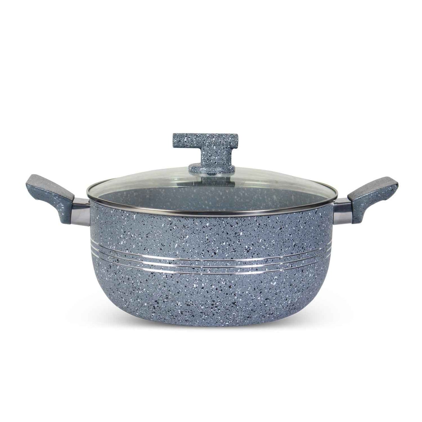 10 Pieces Non-Stick Marble Coated Innovant Casserole (Daigchi Baigona) Set