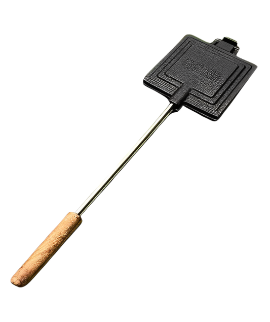 Portable Non-Stick Sandwich Pan Lightweight Aluminum with Long Heat-Resistant Handle