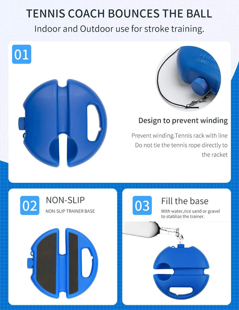 Self Cricket and Tennis Practice Training Tool