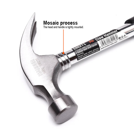 Harden Claw Hammer with Tubular Handle 0.25kg / 8oz
