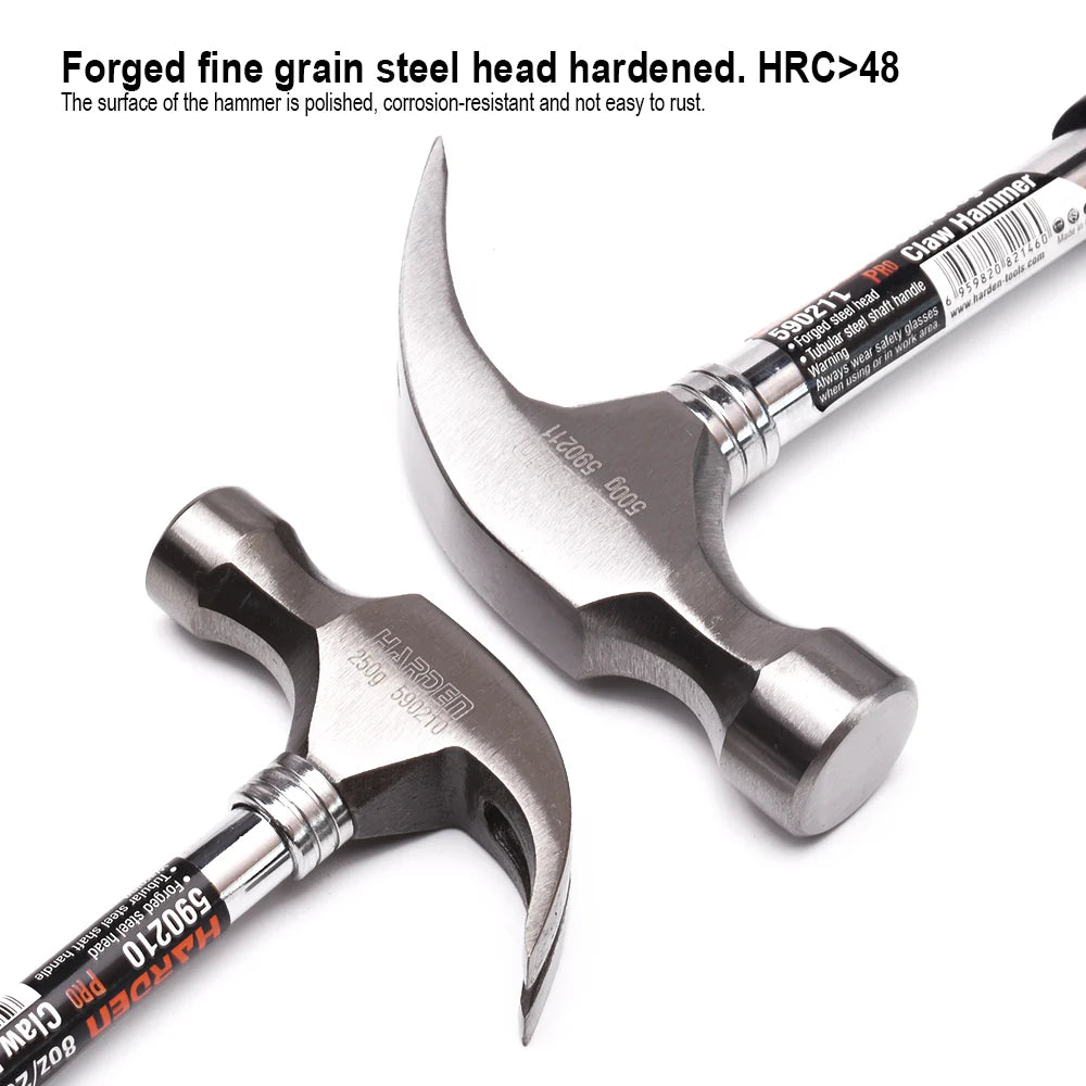 Harden Claw Hammer with Tubular Handle 0.25kg / 8oz
