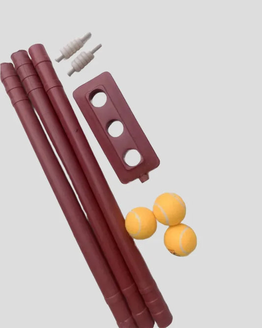 Multi-Surface Placement Plastic Cricket Wickets with Bails