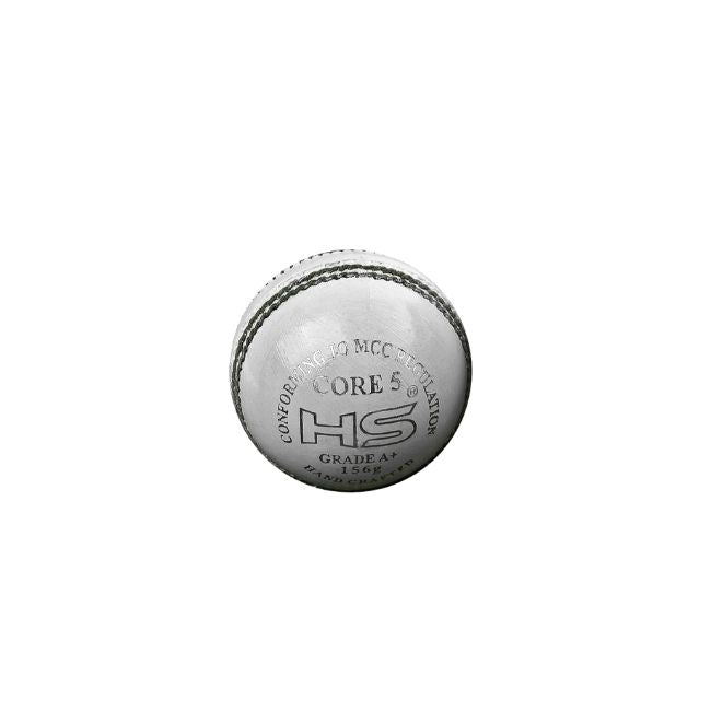 HS Core 5 White Cricket Ball (Pack of 6)