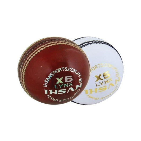 Ihsan Lynx X-5 Cricket Ball (Pack of 6)