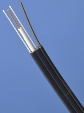 GYXFCH-4 LSZH+FRP G652D+Self Steel Wire 4 Core SM Cable (Mtr)