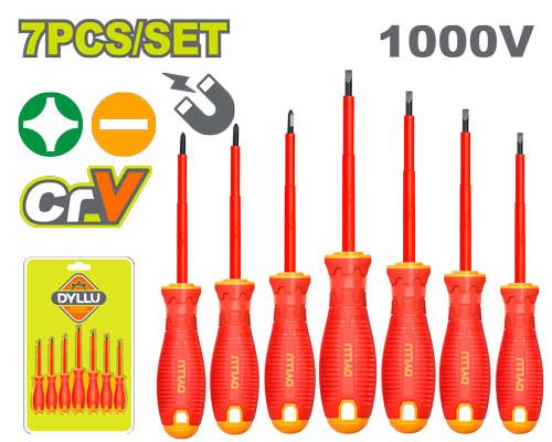 Dyllu 7-Piece Insulated Screwdriver Set