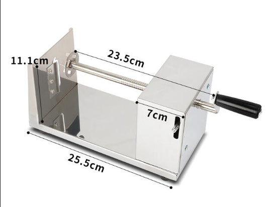 Manual Spiral Potato Slicer Heavy-Duty Tornado Fries Cutter