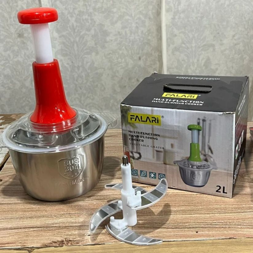 Hand Chopper Manual Food Chopper with Pull Cord