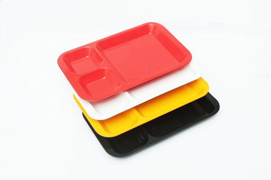 Burger Serving Platter " 3 Partision "