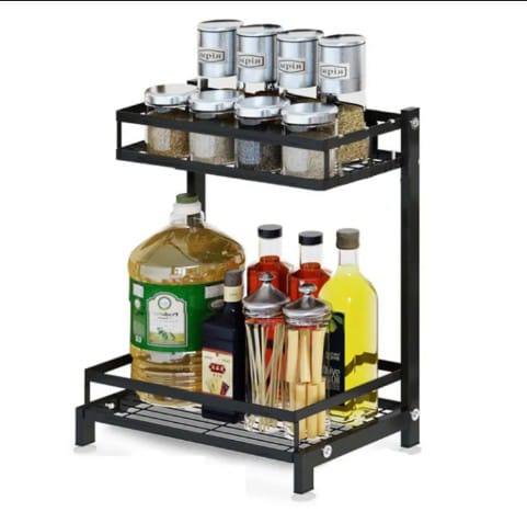 2 Tier Multi-Function Kitchen Storage Rack