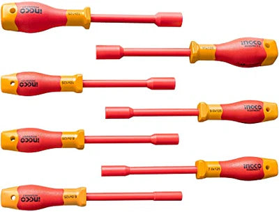 Ingco 7PCS Insulated Nut Screwdriver Set