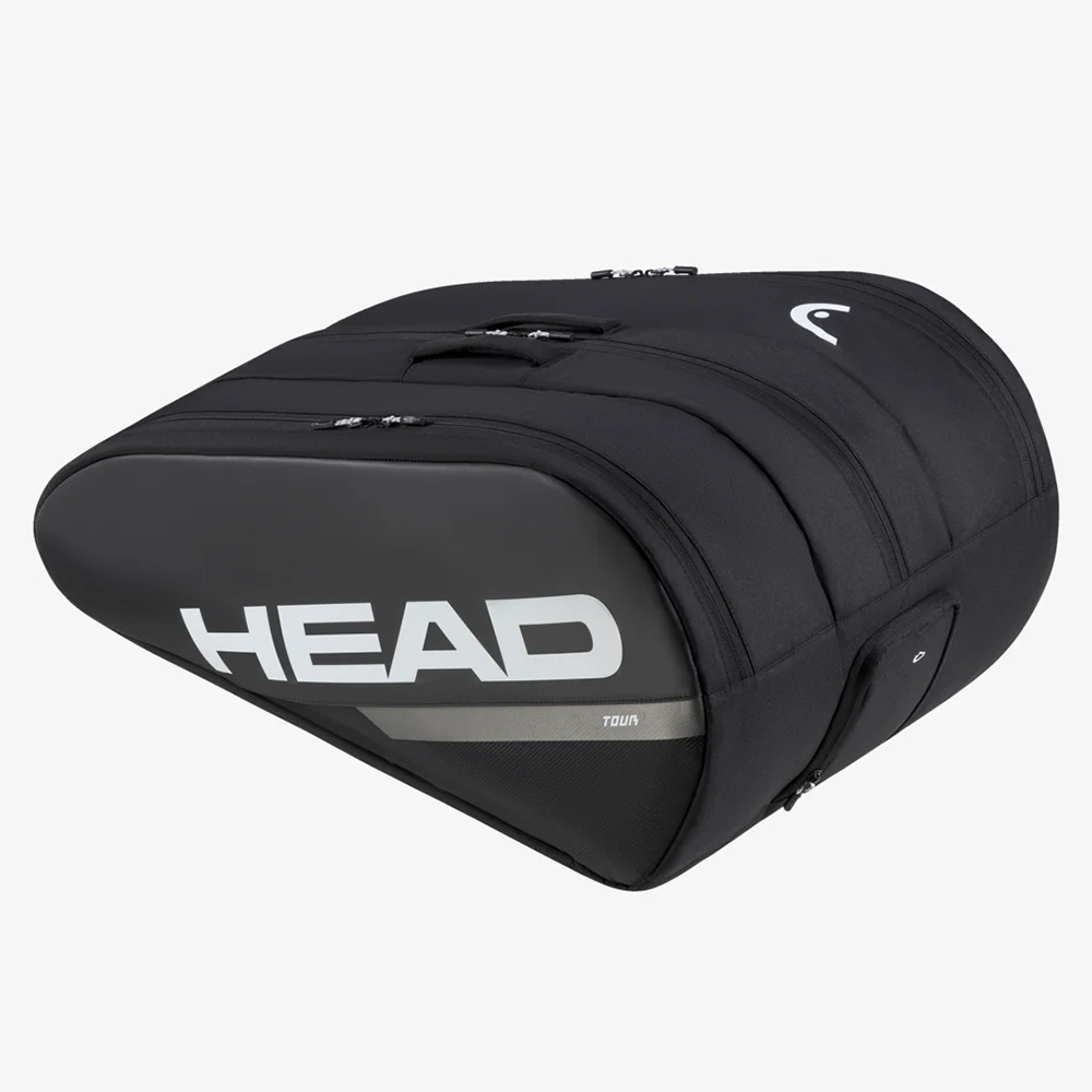 HEAD Tour Racket Bag XL BKWH Massive Storage. Elite Functionality.