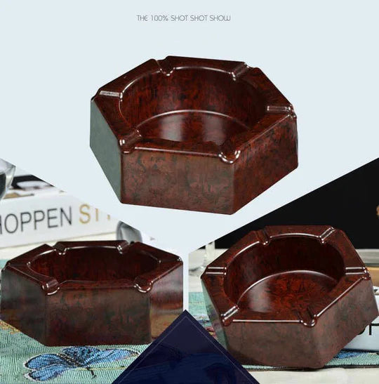 Hexagonal Smokeless Cigarette Ashtray
