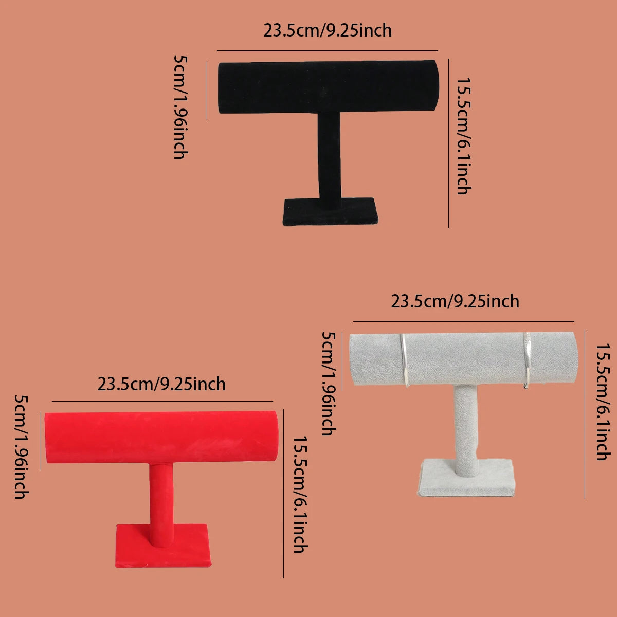 Purilite Select Suede Jewelry Display Rack