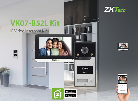 ZKTeco VK07-B52L IP Video Intercom Kit