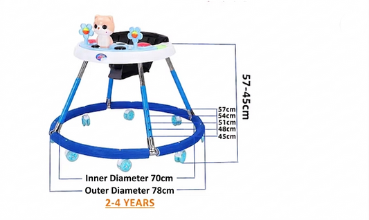 Purilite Select Pediatric Rehabilitation Walker – Adjustable Height Mobility Trainer with Stable Multi-Wheel Support for Children Ages 2–4