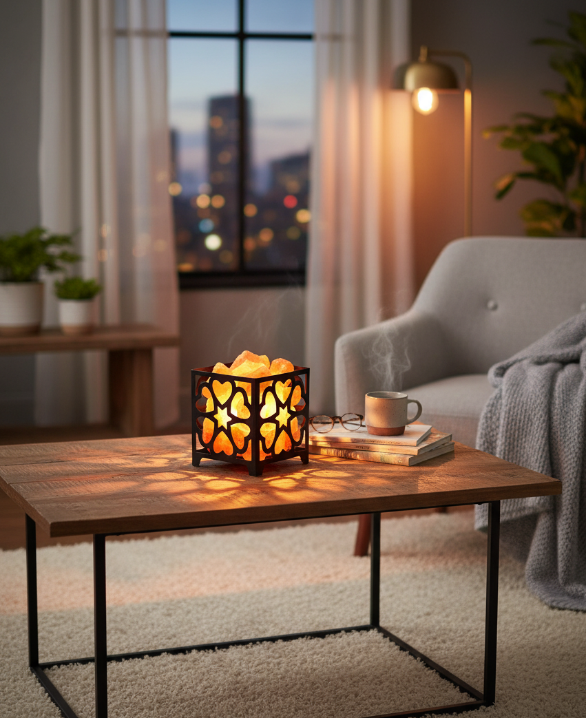 Salt Basket Lamp (Laser-Cut Design)