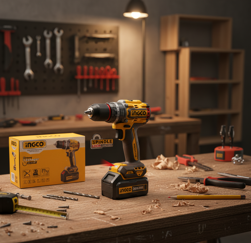 SUPER INGCO 20V Brushless Cordless Impact Drill