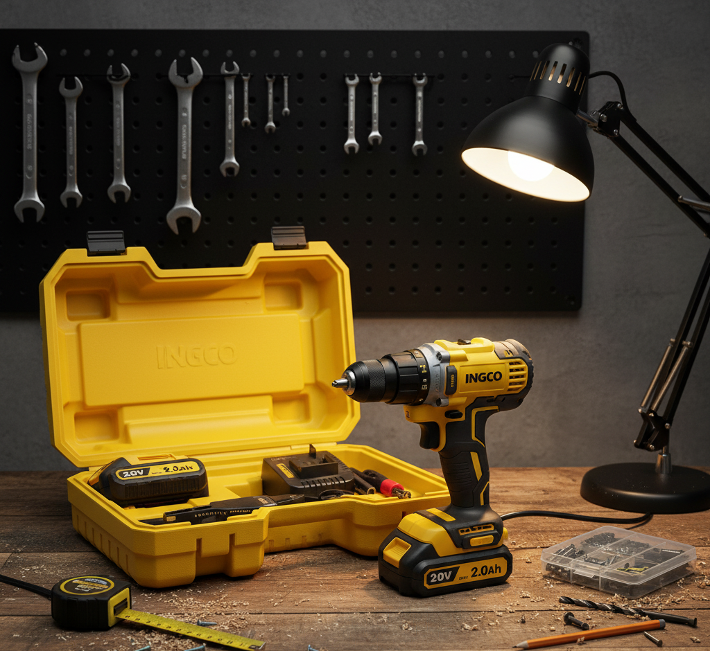 SUPER INGCO CDLI20602 20V Compact Brushless Cordless Drill