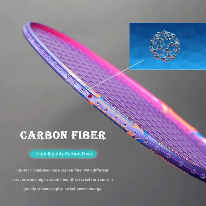 Purilite Select 10U 52G Full Carbon Fiber Badminton Racket