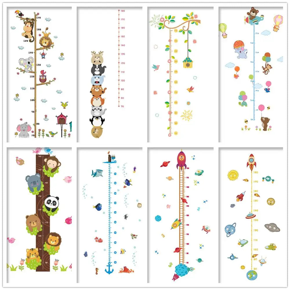 Purilite Select Cartoon Height Measure Wall Sticker
