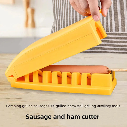 Purilite Select | Household Sausage & Ham Cutter | Multifunctional Manual Meat Cutter | DIY Hot Dog Slicer Kitchen Tool