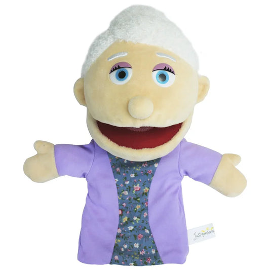 Purilite Select Family Plush Hand Finger Puppet Set Soft Cotton Educational Storytelling Toy for Kids and Adults (Set of 2)