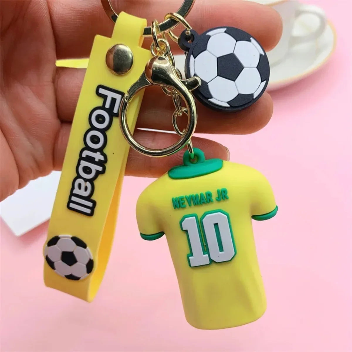 Purilite Select Football No.7 & No.10 Couple Jersey Keychains