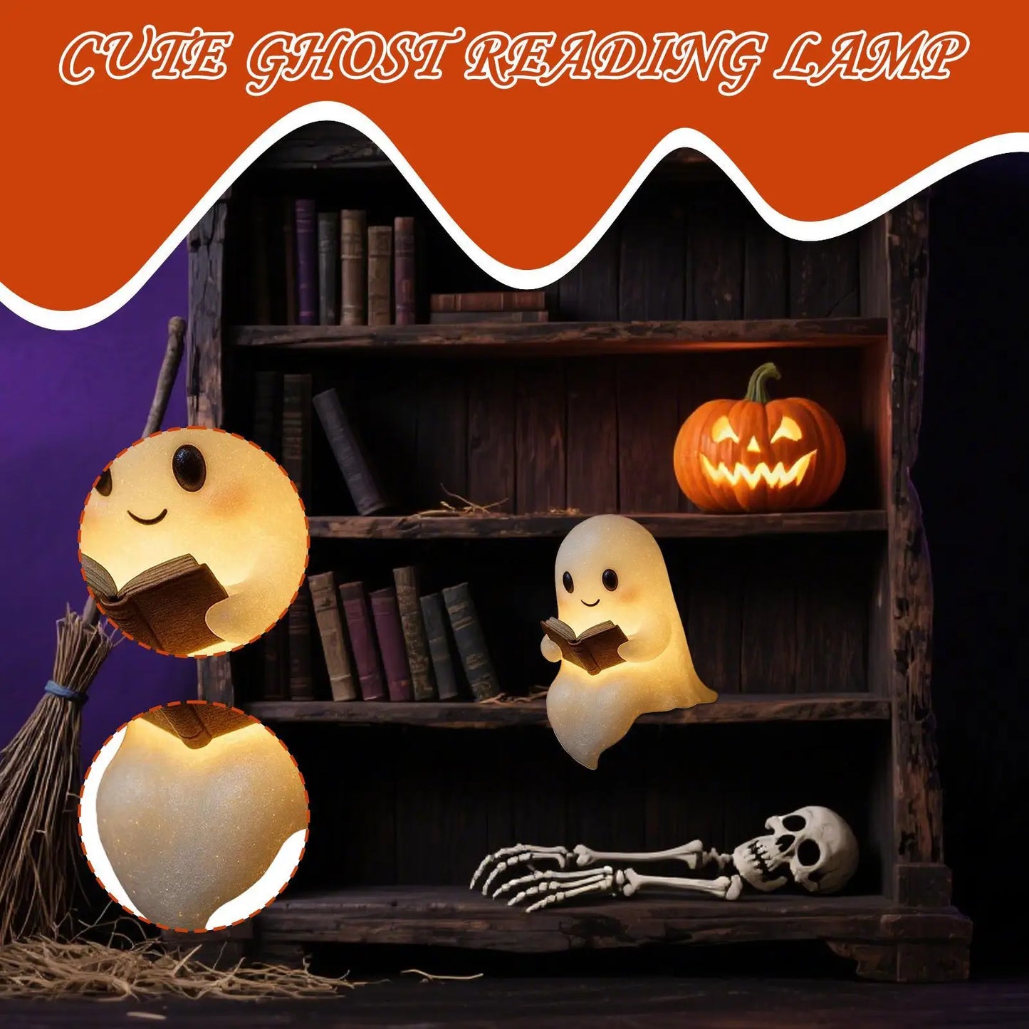 Purilite Select Halloween Ghost LED Night Light