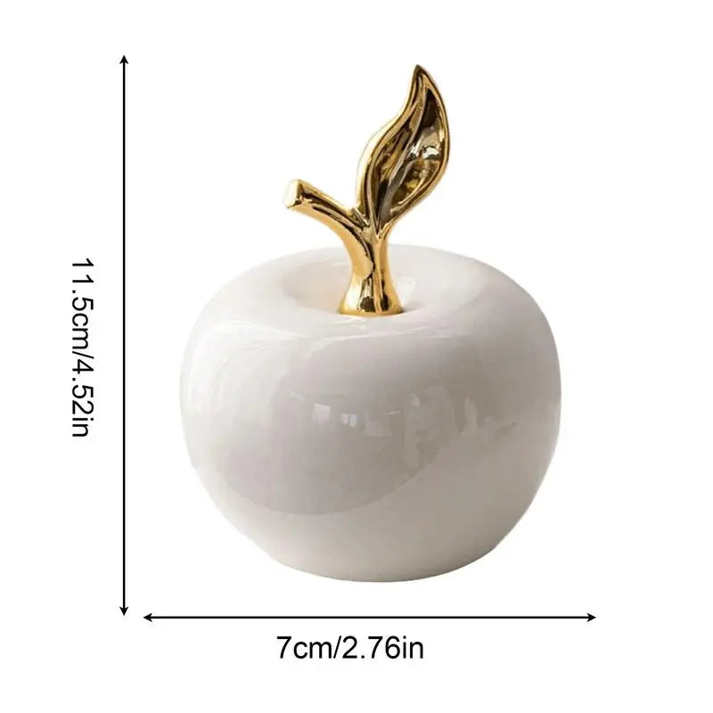 Purilite Select Ceramic Cute Funny Christmas Fruit Ornaments