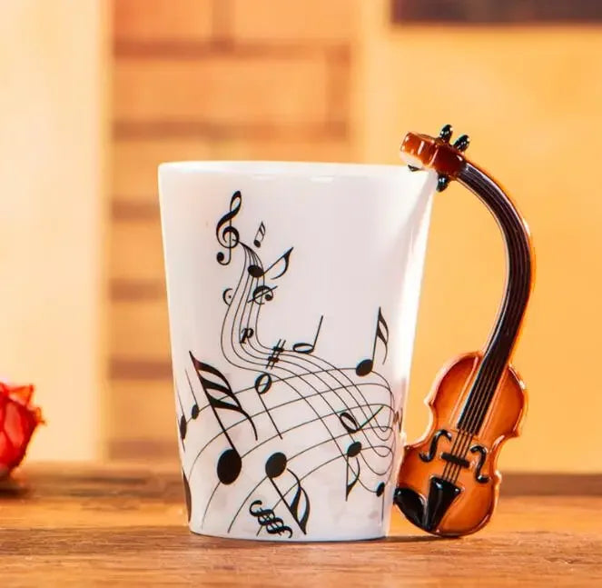 Purilite Select 240ml Creative Music Ceramic Mug
