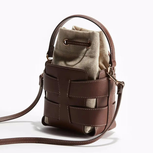 Purilite Select Hollow Out Crossbody Bucket Bag
