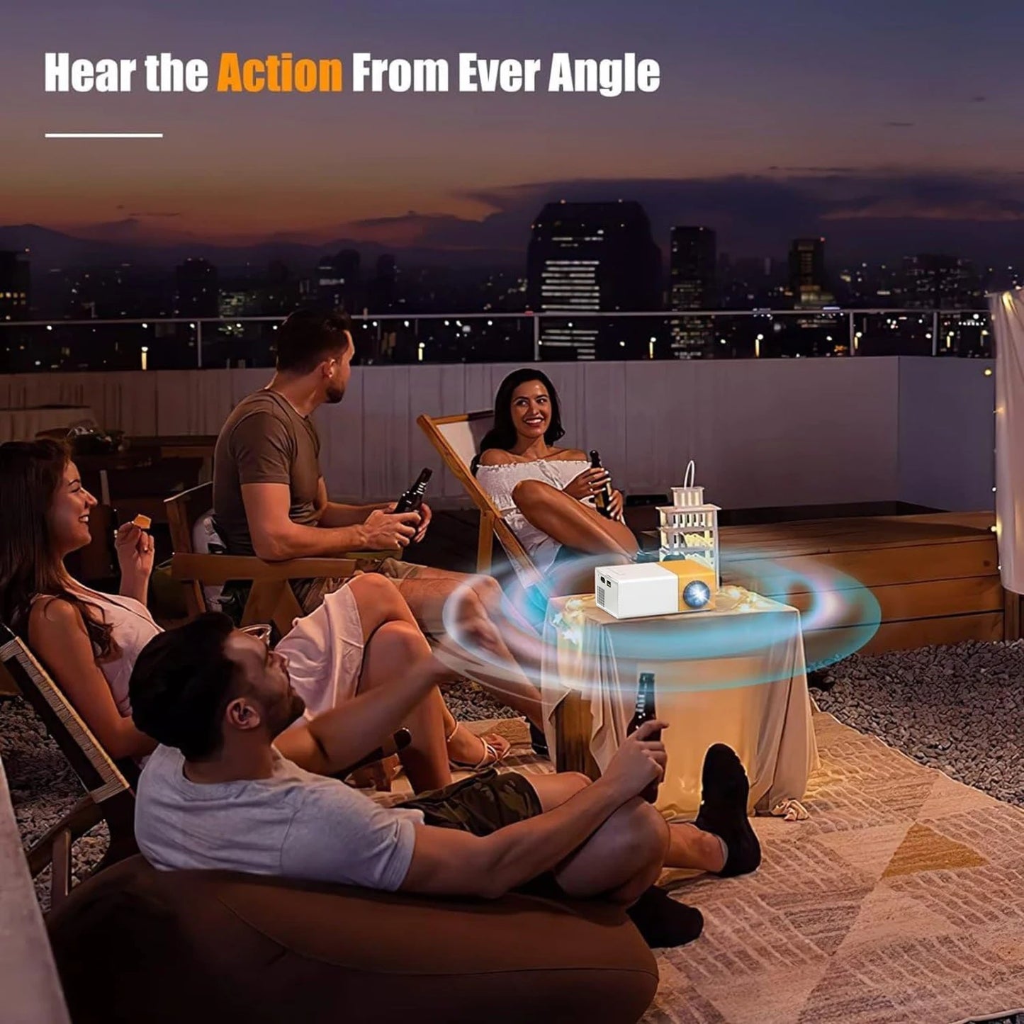 Purilite Select YG300 Mini HD LED Projector