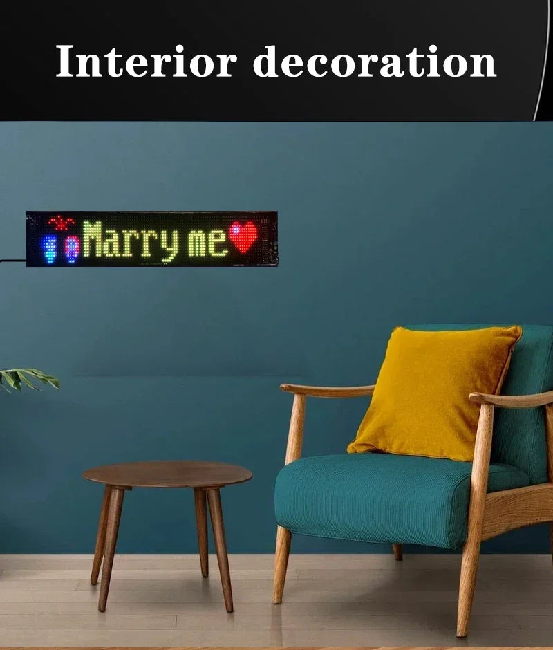 Purilite Select LED Matrix RGB Panel – Programmable Bluetooth LED Eyes for Trucks & Cars