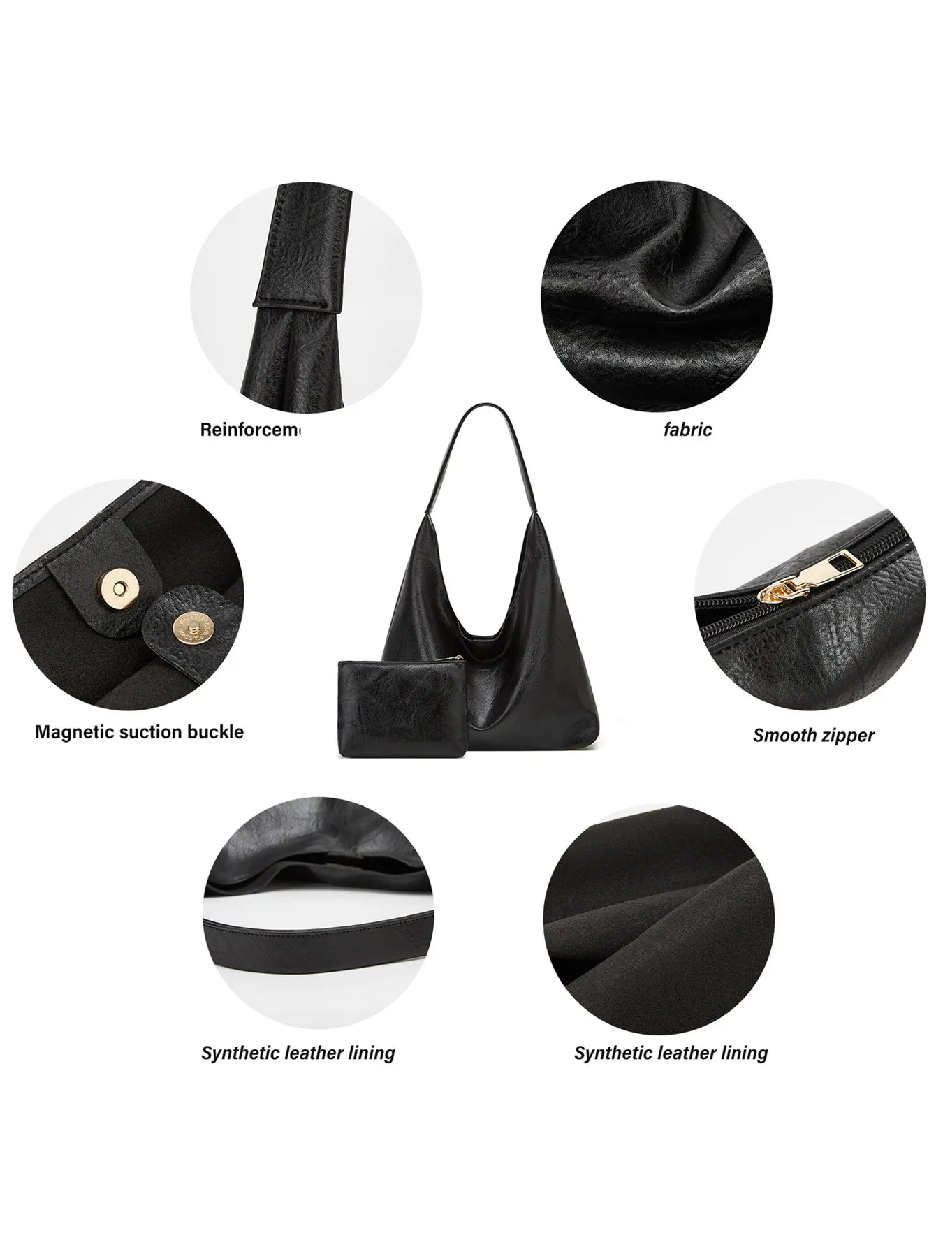 Purilite Select Retro Casual Large Tote Bag for Women