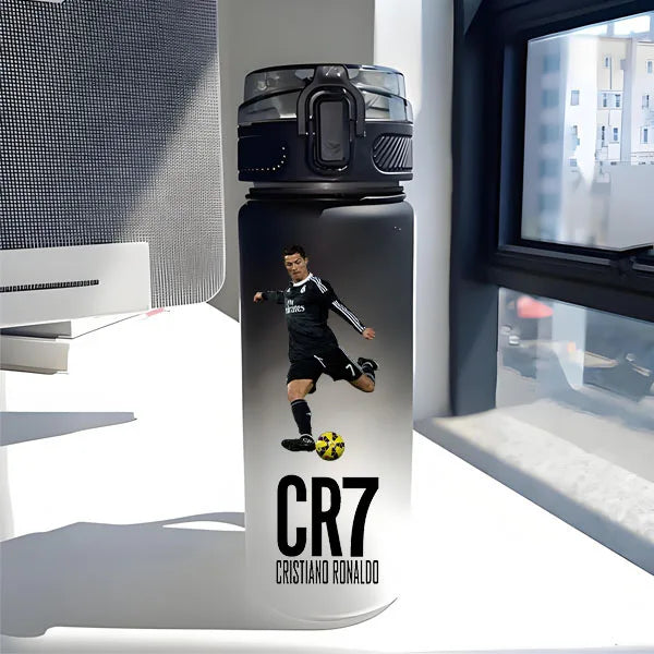 Purilite Select CR7 Football Star Straw Water Bottle