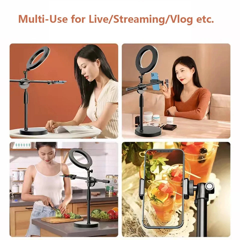 Purilite Select 30CM Overhead Tripod with Ring Light