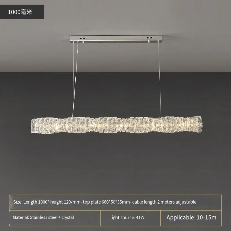 Purilite Select Modern Crystal Pendant Chandelier