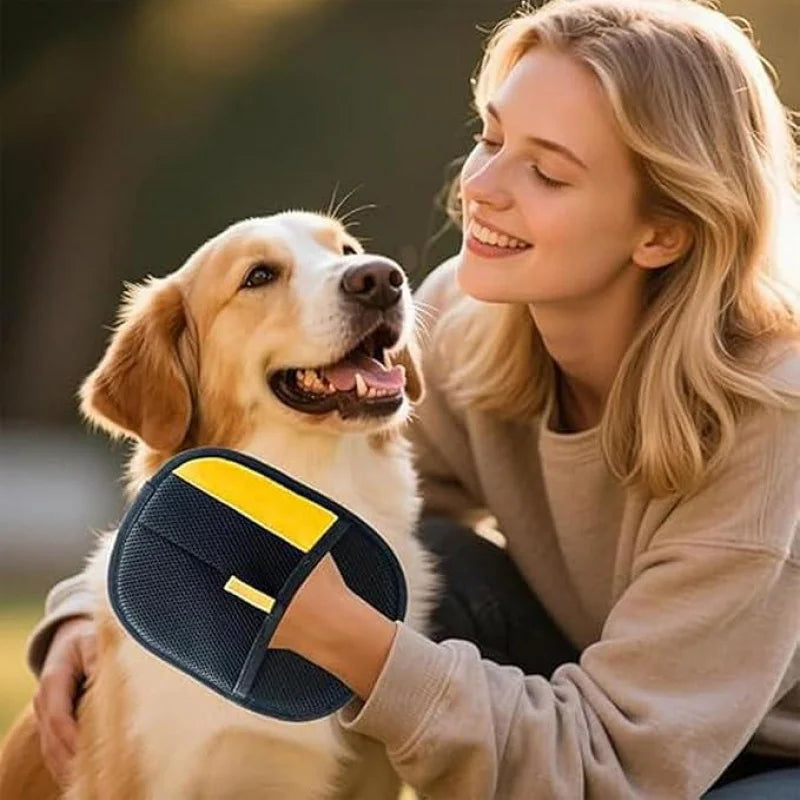 Purilite Select Household Pet Hair Removal Gloves | Electrostatic Cat & Dog Hair Remover | Reusable Cleaning Gloves for Sofas, Carpets & Car Seats