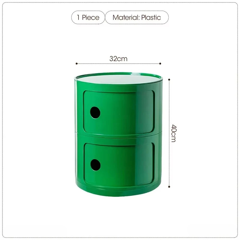 Purilite Select Nordic Net Red Bedside Cabinet