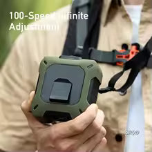 Purilite Select Portable Waist Clip Fan | USB Rechargeable Wearable Belt Fan | Outdoor Hiking & Camping Cooling Device