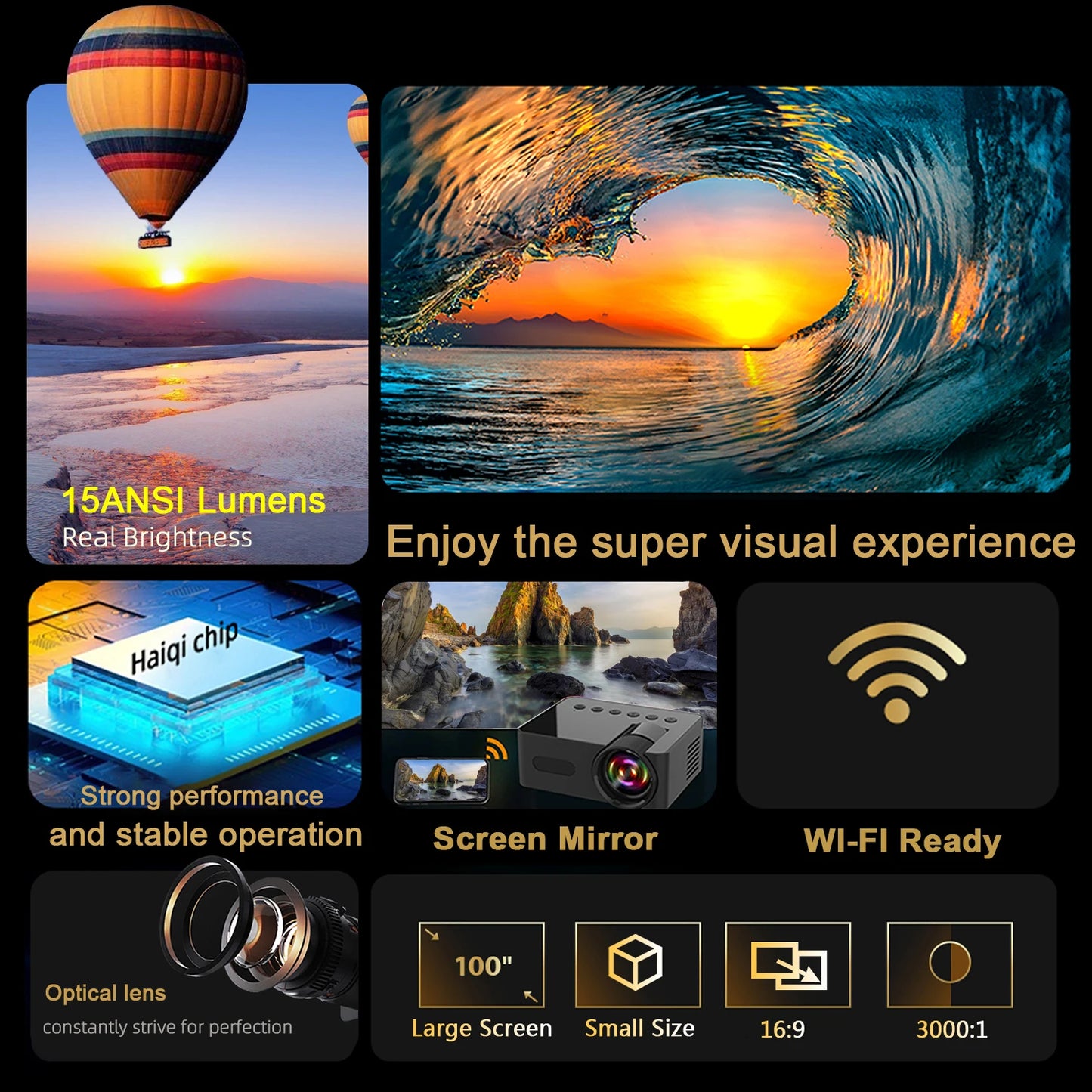 Purilite Select YT100 Portable Projector