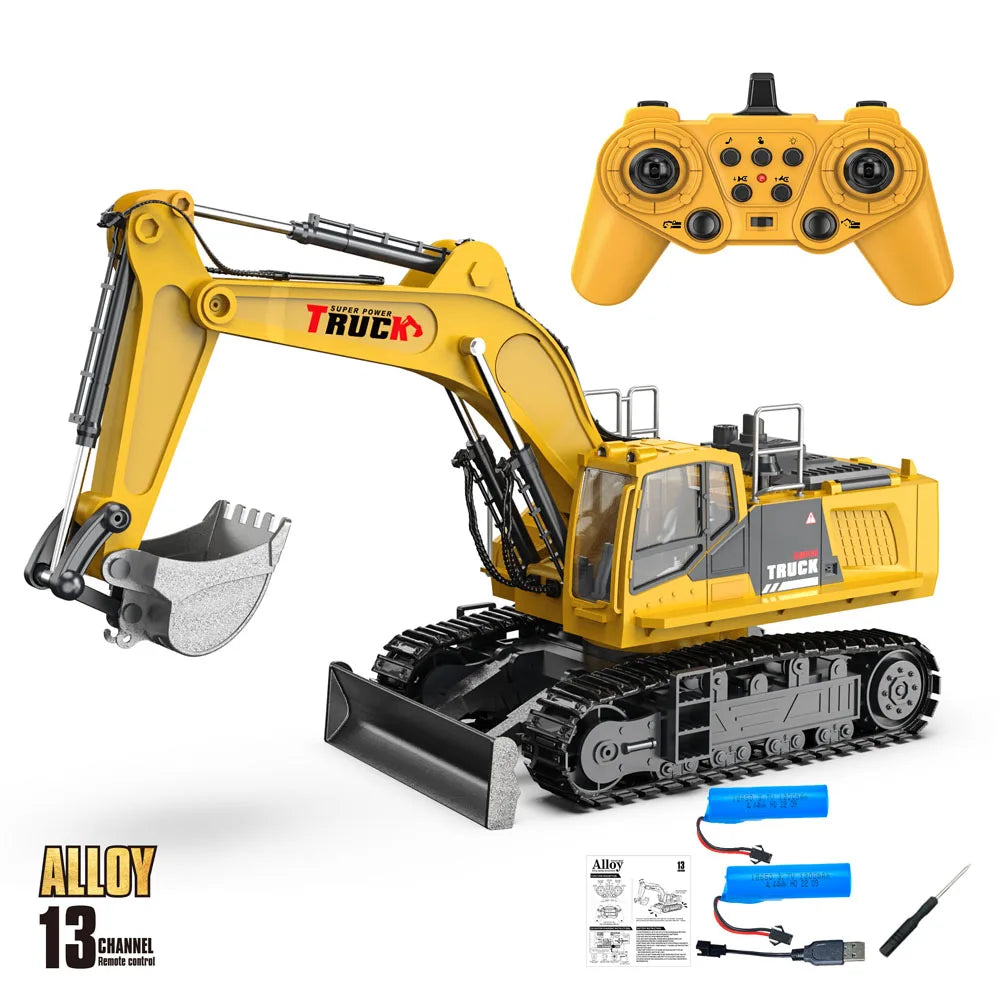 Purilite Select Alloy RC Excavator Truck Toy