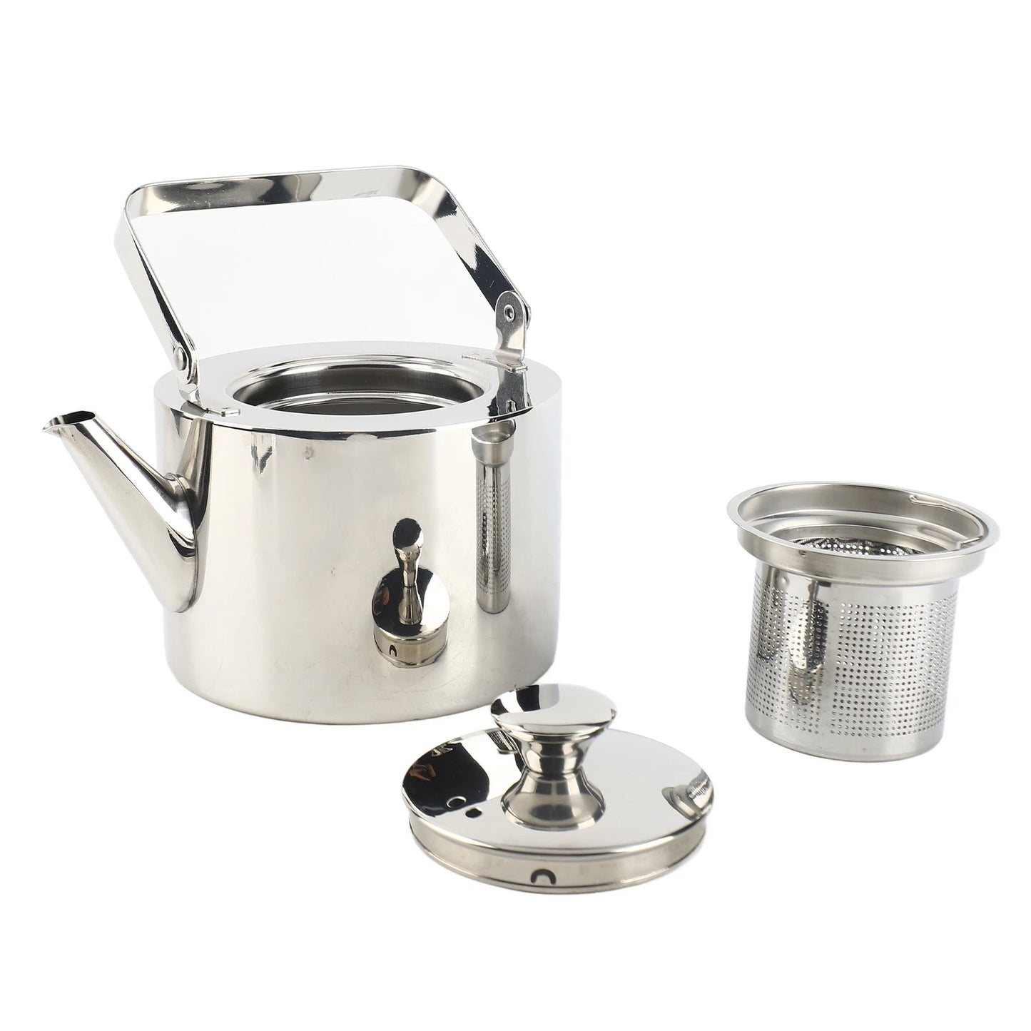 Purilite Select Stainless Steel Tea Pot with Strainer
